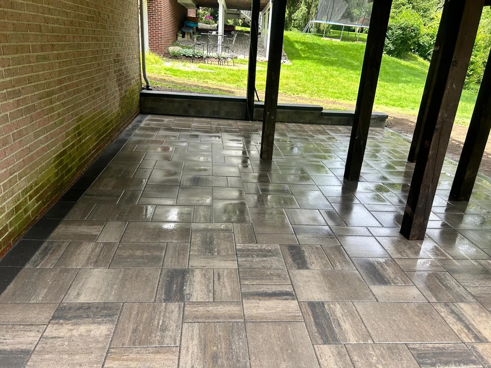 Custom outdoor living project Michigan