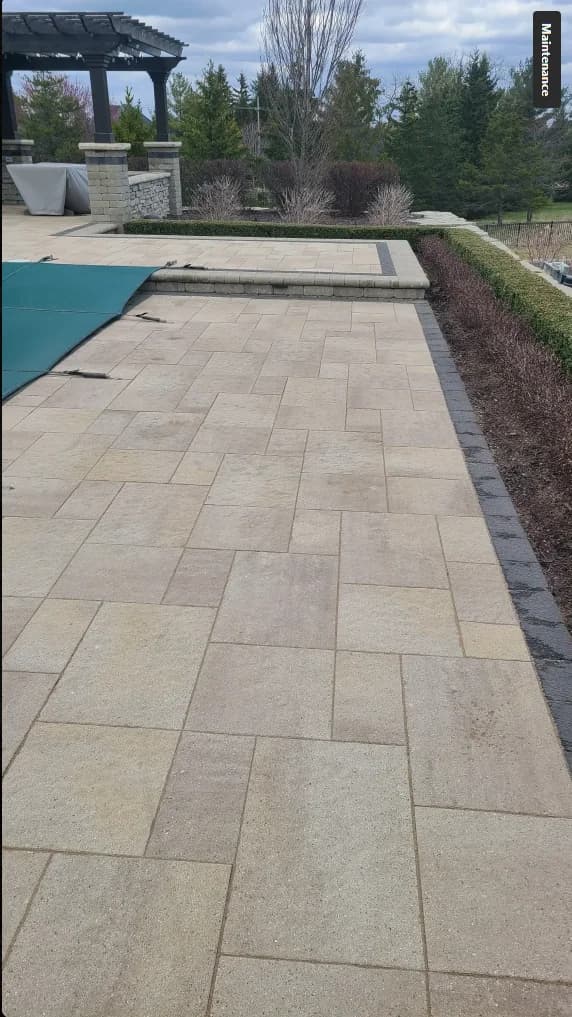 Seasonal landscape maintenance project